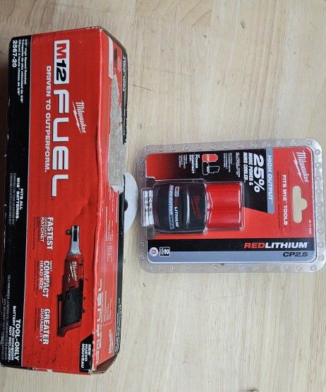 Milwaukee M12 3/8" RATCHET + 2.5 HIGH OUTPUT