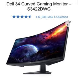 Dell 34 Inch Curved Gaming Monitor