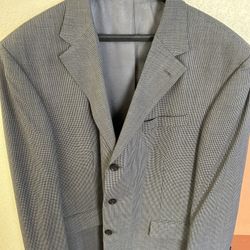 OSCAR DE LA RENTA BROWN SPORTS JACKET Size 46 R 