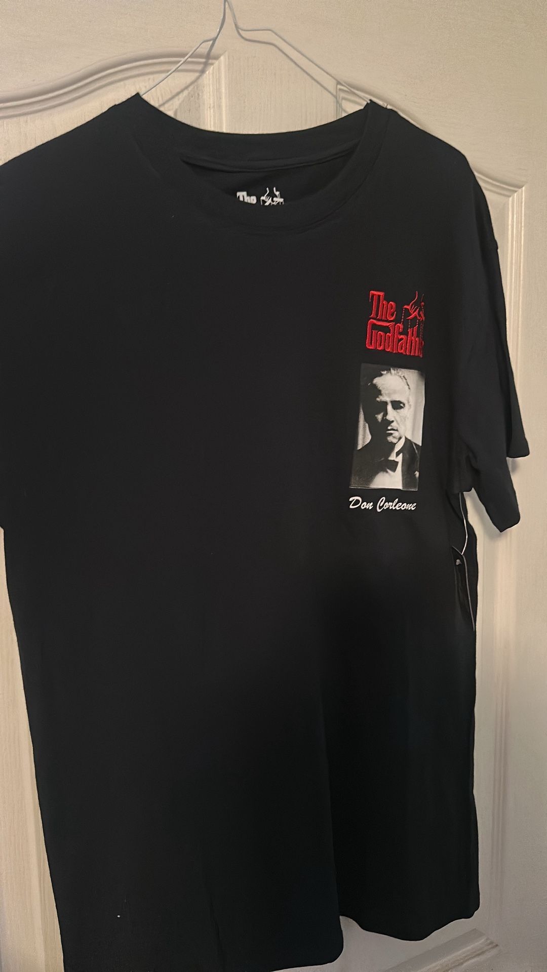  Rare The Godfather Vito Corleone Black Graphic T-shirt Medium