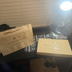 Burberry Nova Black Check Cashmere Scarf