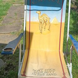 Early '90s Camel Cigarette Sun Chair