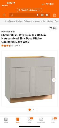 shaker cabinet