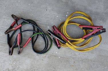 Set of 2 Vintage Car Jumper Cables