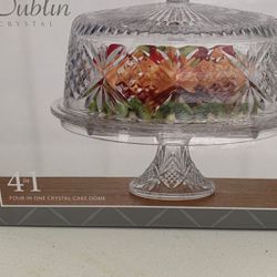 Dublin Crystal 4 in 1 cake dome