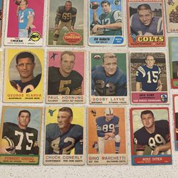 Vintage HOF Football Cards   Unitas/Namath/Blanda And More 