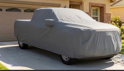 Custom fit car cover single cab long bed 5 layers