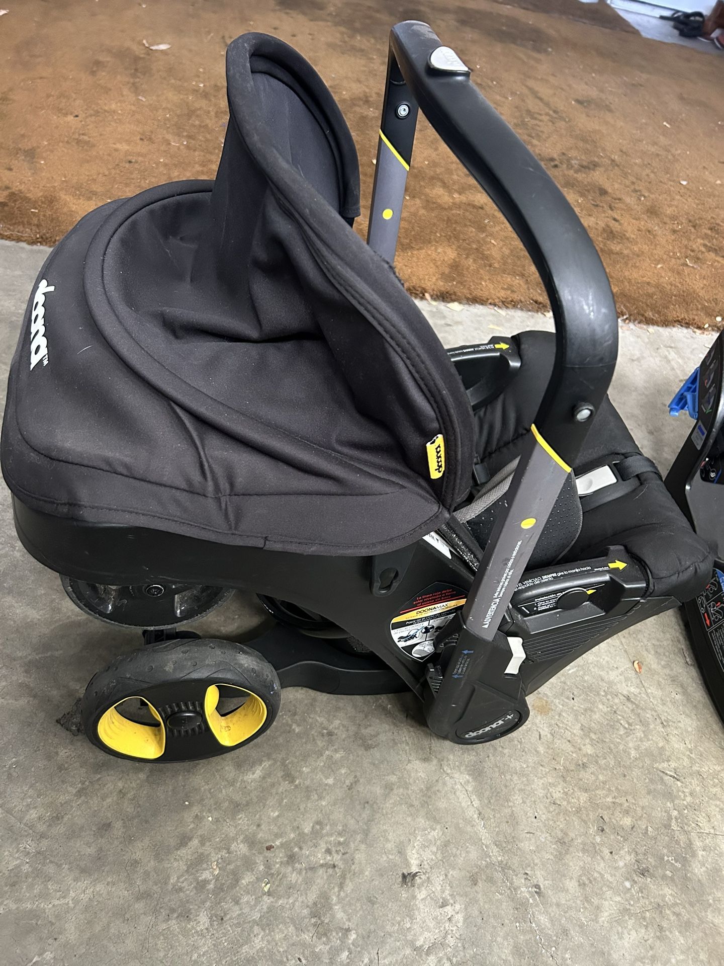 Doona Car Seat & Stroller, Nitro Black - All-in-One Travel System