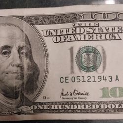 Birthday $100  May 12, 1943 