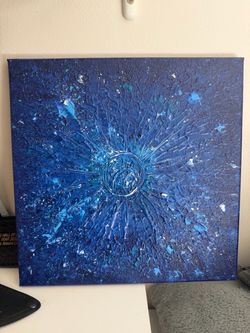 13x13 original canvas (Blue Sun)