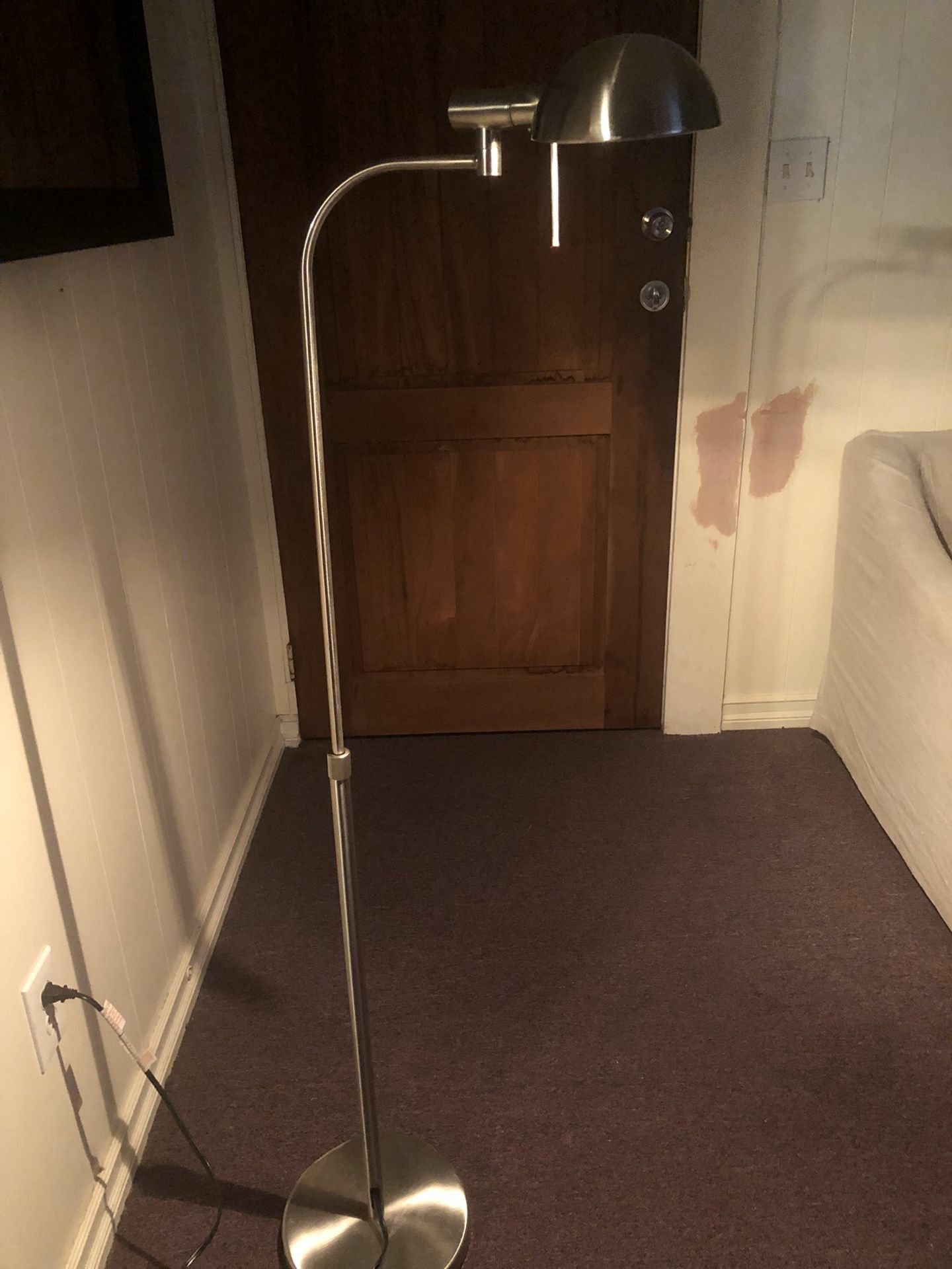 Stainless steel floor lamp