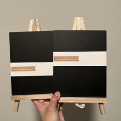 3 Blank Chalkboard Signs 