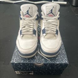 Nike Jordan 4 Retro Midnight Navy Size 8