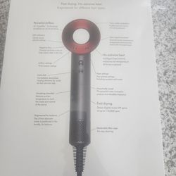 DYSON SUPERSONIC HAIR DRYER 