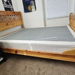 Queen Bedframe & Box Spring