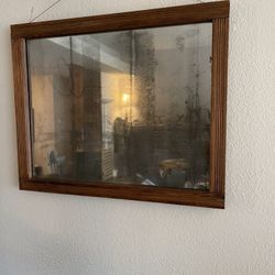 Antique mirror with great patina