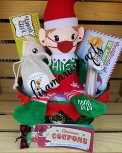 Elf gift basket