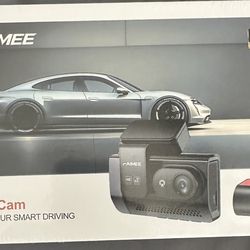 4K+2K Dash Cam Front and Rear, Dash Camera for Cars 2 Channel, 64GB Card Included, 5.8G/2.4G Dual WiFi, Built-in GPS, Night Vision, WDR, 170°Wide Angl