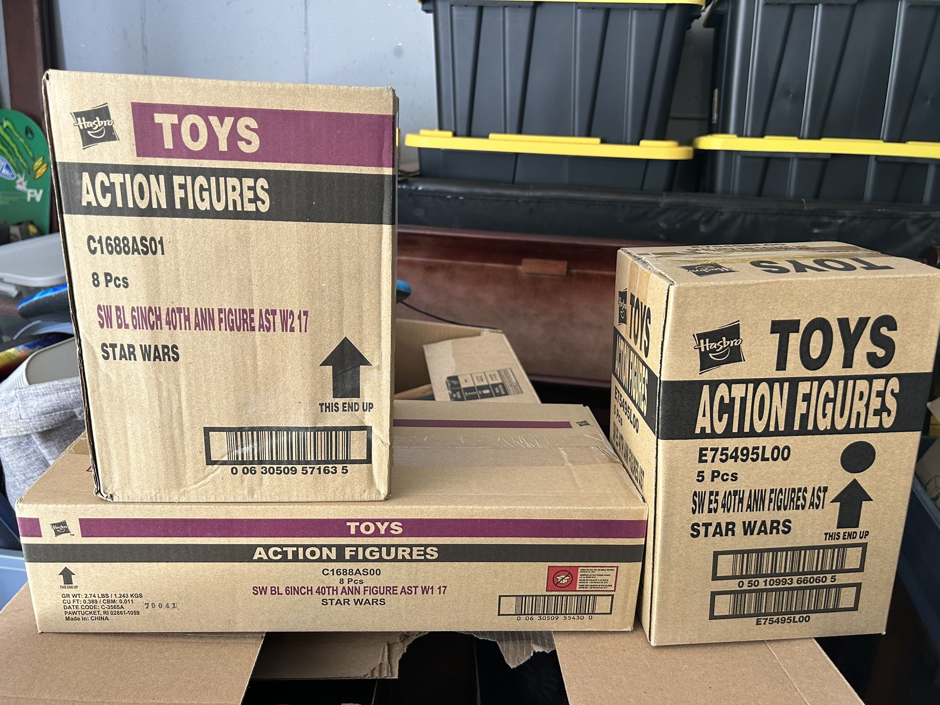 Star Wars Black Series 40th Anniversary Sealed Cases