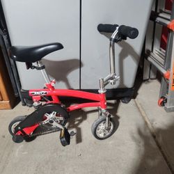 Vintage Just Go Mini Bicycle Runt Red Excellent Clown Bike