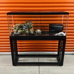 55 Gallon Aquarium Fish Tank (48 L x 13 D x 21 H)