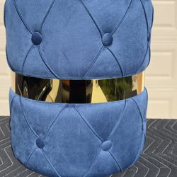 Superjoe Storage Ottoman Set of 2, Versatile Footrest Stool with Stainless Steel Base