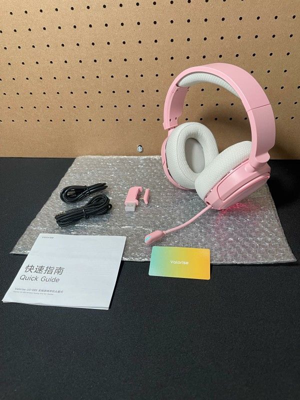 New Ps5 Wireless Gaming Headset, 7.1 Surround Sound, 2.4GHz USB Gaming Headphones W/ Bluetooth 5.4, 100H Battery, ENC Noise Canceling Mic, RGB Light,