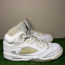 Air Jordan 5 Retro 2015 White Metallic