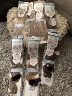7 Pcs clip on extensions