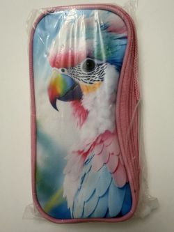 Parrot Pencil Case — Zippered Pouch