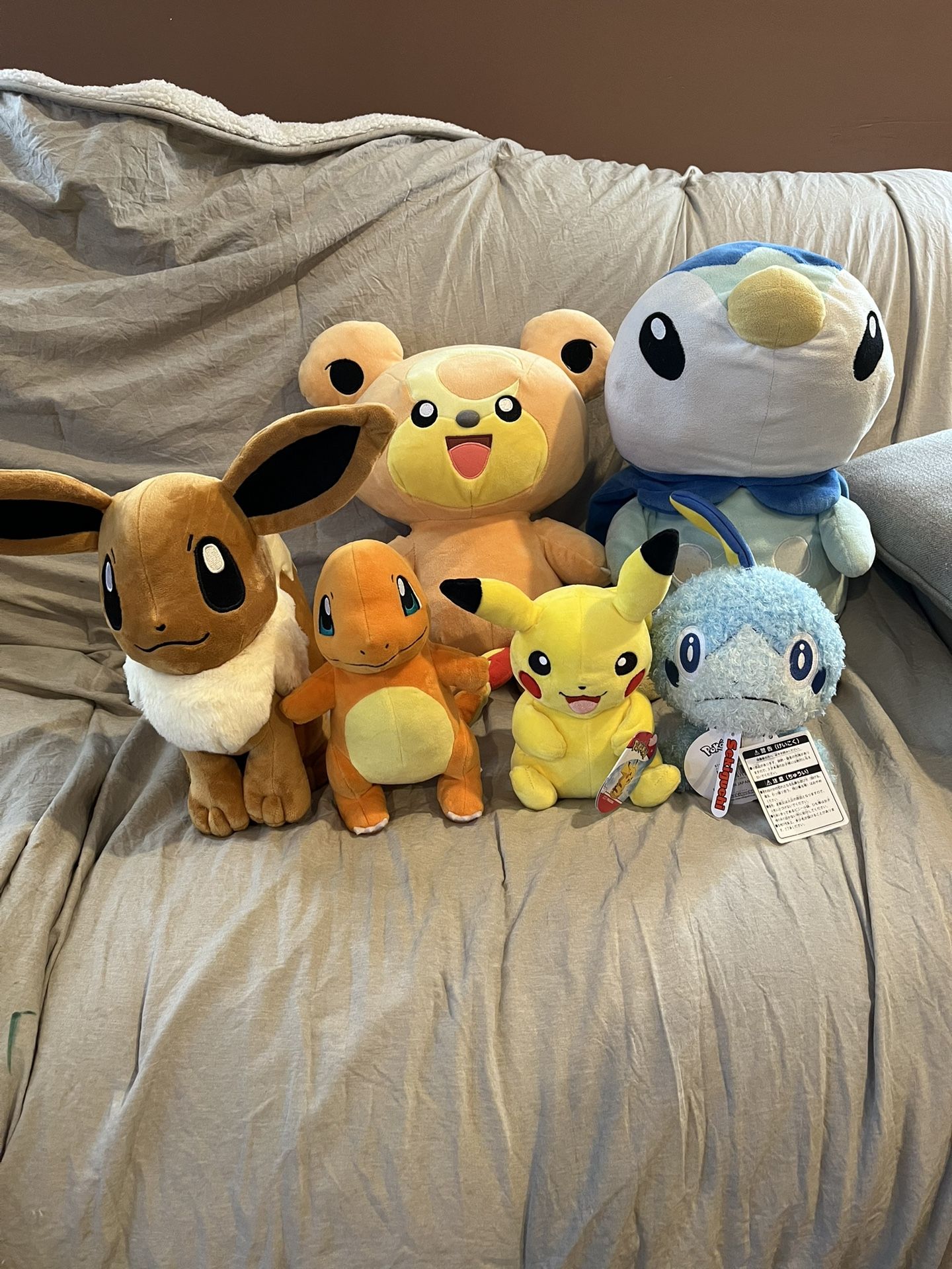 Offical Pokemon Plushies Lot