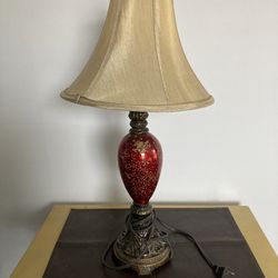 Oriental Table Lamp 22” Like New 