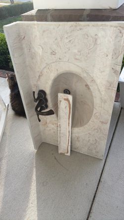 Vanity sink 36” wide by22” deep free for any one need one.