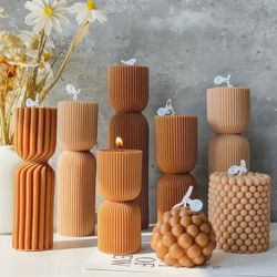 Beeswax Pillar Candles