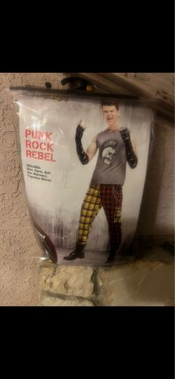 Punk Rock Rebel Adult Halloween Costume