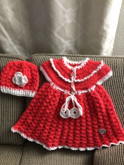 Girl crochet dress 👗