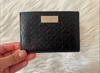 Kate spade black card holder