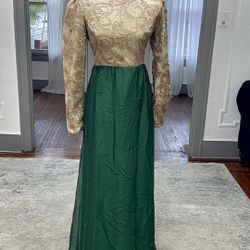 Green And Gold Dress
