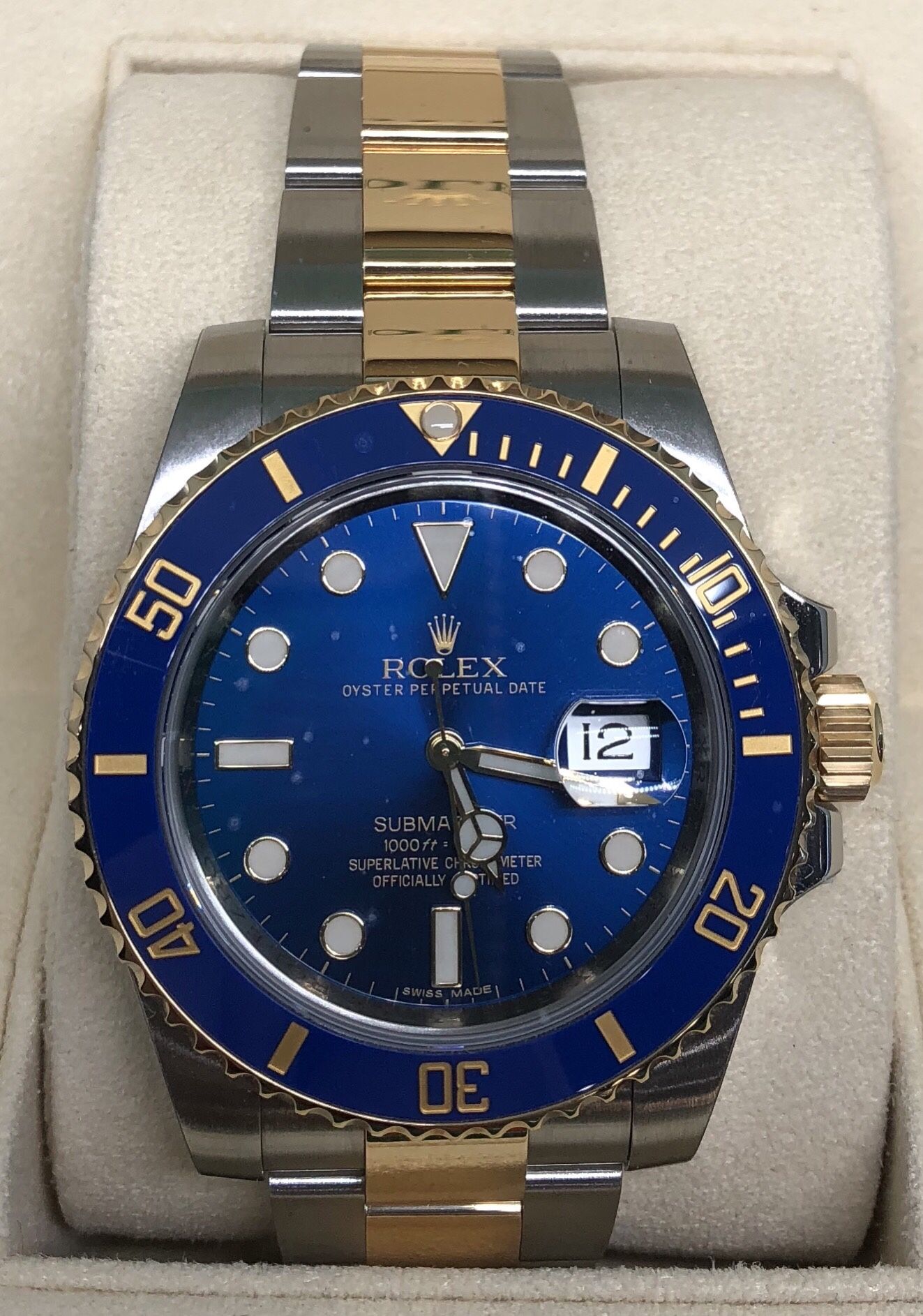 ROLEX Submariner Blue Two-Tone NEW!