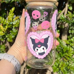 Kuromi Glass Cup