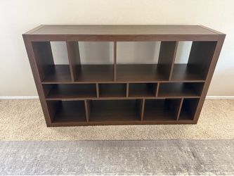 IKEA Asymmetrical Brown Book Shelf