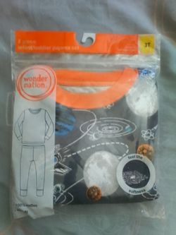Boys Space Themed Pajamas Size 3T