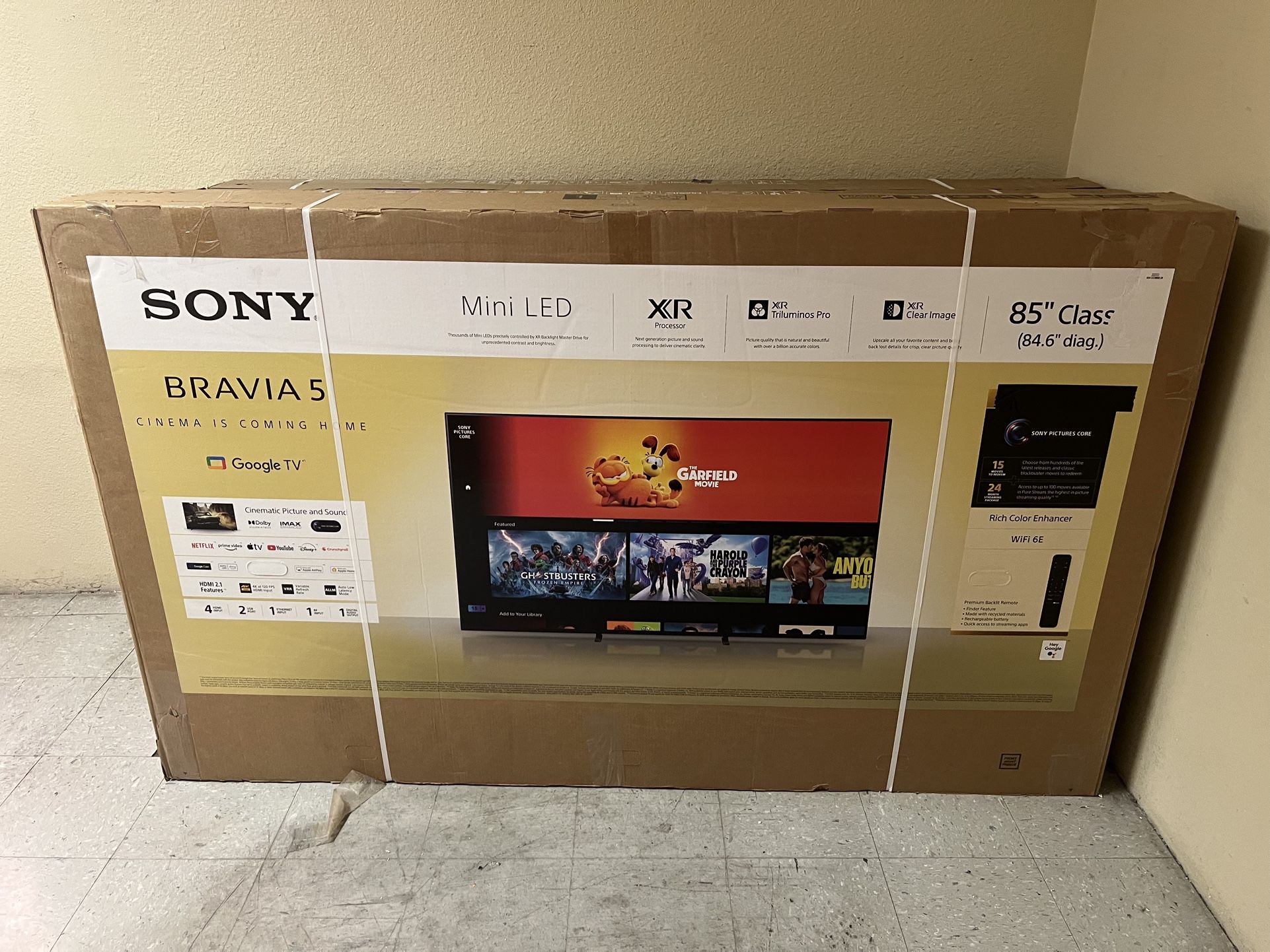 Sony Bravia 85” 4K MINI LED SMART TV