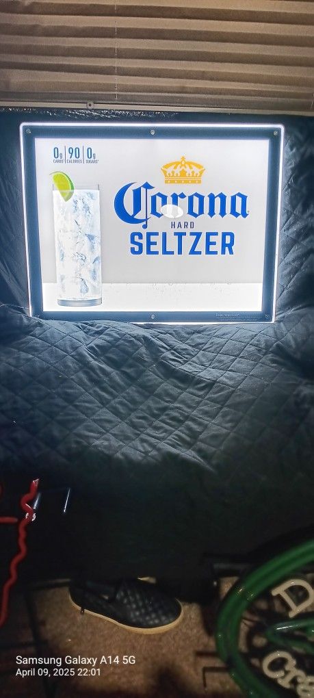 LED Corona Seltzer Light Up Sign...