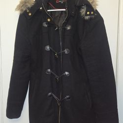 Women's Black Winter Coat 