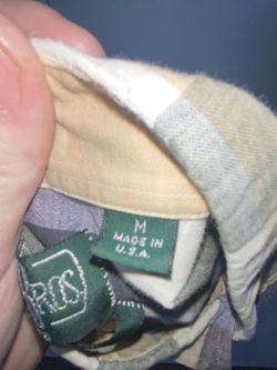 Gitman Bros Vintage Plaid  long sleeve button Up Shirt 