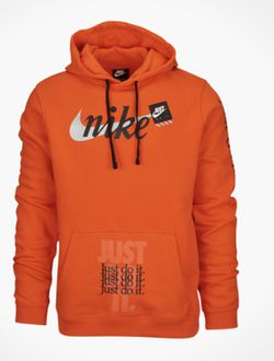 Just Do It JDI Club Hoodie Pullover Off-White Vibes Orange (Medium) for Sale Plaines, IL - OfferUp