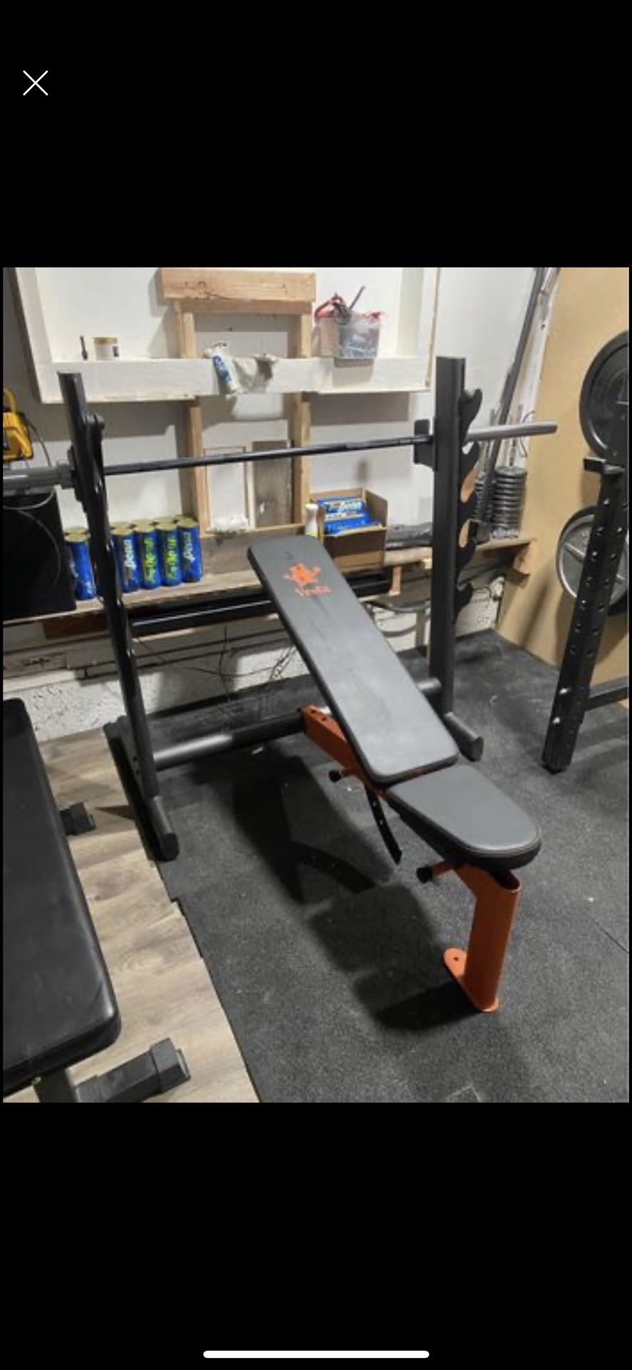 Adjustable Incline Bench Rack