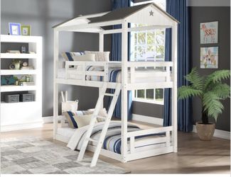 Twin/ twin bunk beds