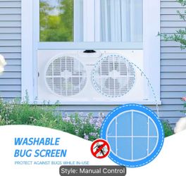 New in box window fan